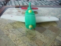Стара българска играчка самолетче, снимка 4