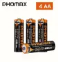 4 бр. Pujimax 4225mWh 1.5V AA Li-ion батерии, снимка 1