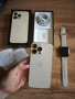 iPhone 13 Pro 128GB Gold + Apple Watch SE 44mm, снимка 1