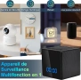 Чисто нова TuyaSmart Скрита Шпионска Камера 4-в-1 в Дигитален Часовник и Bluetooth Тонколона – 5GHz , снимка 2