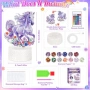 Нов DIY комплект с диаманти конче нощна лампа 16 цвята подарък за момиче, снимка 6