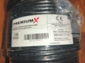 Немски коаксиален кабел PremiumX 100м, 135dB, 4-кратна защита (RG6)  , снимка 5