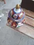старини комплект порцеланова купа и бордуче на извесна японска марка, снимка 1