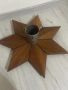 Луксозна дървена поставка за елха "Звезда" , снимка 1