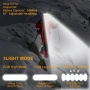POKISEED 1500 Lumens челник за глава с 230 ° широк лъч, 3 режима на яркост, IPX6 водоустойчив LED фе, снимка 8