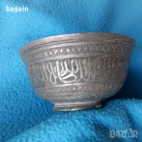 Рядък османски тас., снимка 3 - Антикварни и старинни предмети - 55333202