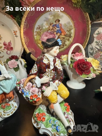 Внимание уникална красота, рядко красива немска продукция Код P2204, снимка 6 - Декорация за дома - 54198501