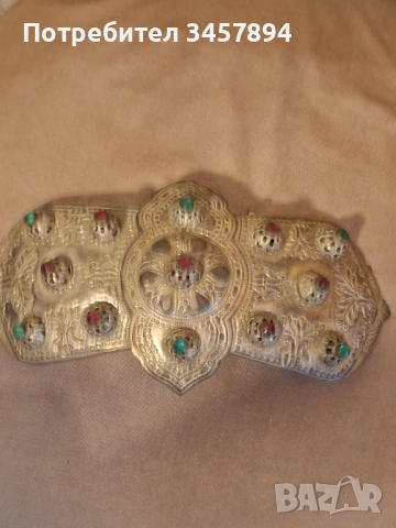 Големи Възрожденски пафти с камъни, снимка 7 - Антикварни и старинни предмети - 54146828