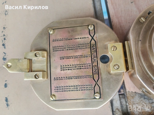 Месингов Компас , снимка 7 - Антикварни и старинни предмети - 55125671