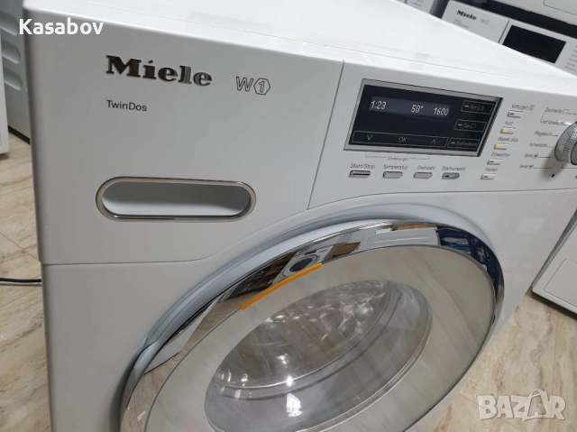 Miele W1 - TwinDos - Подсветка - Пералня Миеле 12м Гаранция, снимка 2 - Перални - 54480725