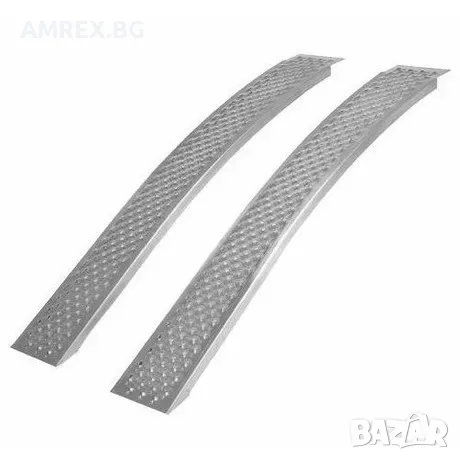 Алуминиеви извити товарни рампи RAMDA 200 × 26 см