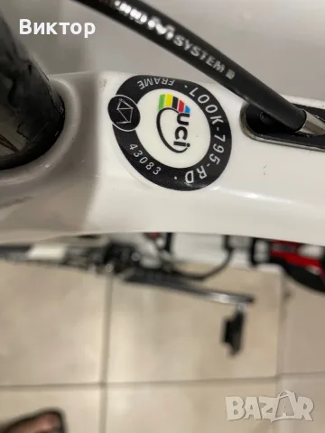Шосеен велосипед Look 795 Blade RS (Размер S) – Sram Red 2x10 + Quarq + Mavic Comete 60мм, снимка 7 - Велосипеди - 55692869