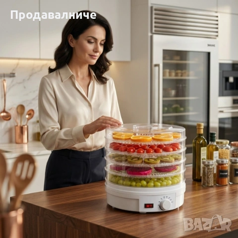 Дехидратор за храна 500W с 5 нива , снимка 3 - Други - 55160397