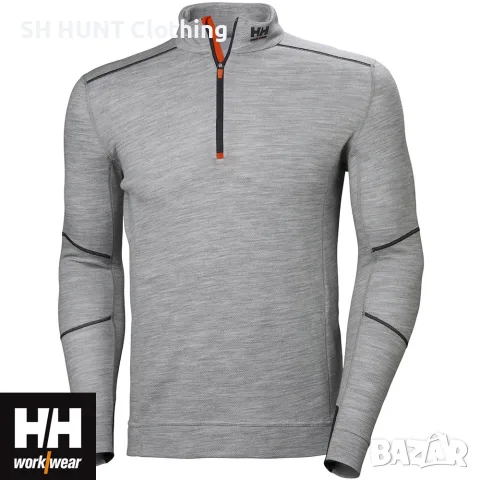 HELLY HANSEN 75107 Work Wear Thermo 57% Merino Wool размер M термо блуза - W4-769
