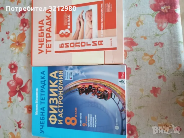 Учебници и учебни тетрадки за 8 клас, снимка 2 - Учебници, учебни тетрадки - 55633105