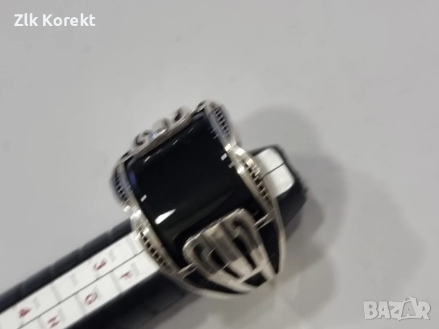 мъжки сребърен пръстен 10 гр. 925, снимка 7 - Пръстени - 54369644