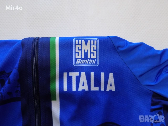 вело джърси santini italia тениска екип шосейно колоездене мъжко оригинал XL, снимка 4 - Спортни дрехи, екипи - 51351307