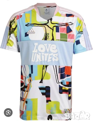 Страхотна мъжка лимитирана тениска ADIDAS "I LOVE STATES " , размер М 