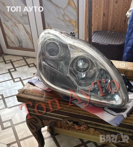 Капаци Фарове Мерцедес W220 Mercedes W220 1998 - 2006 S Класа Стъкла Фарове Капаци, снимка 8 - Аксесоари и консумативи - 54792448