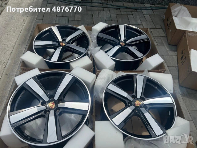 Оригинални 22" джанти Porsche Cayenne Turbo 2025 RONAL Exclusive Design ЧИСТО НОВИ