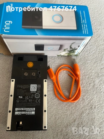 Смарт звънец с камера Ring video Doorbell, снимка 3 - HD камери - 54216975