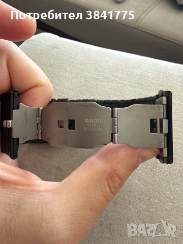 Rado Black Ceramic Chronograph 538.0715.3, снимка 7 - Мъжки - 55034934