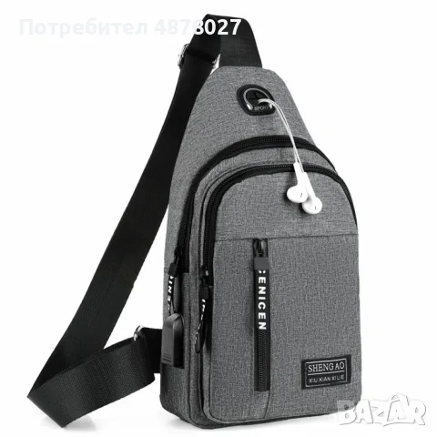 Мъжка спортна мултифункционална раница за спорт за едно рамо BAG109, снимка 9 - Раници - 55425240