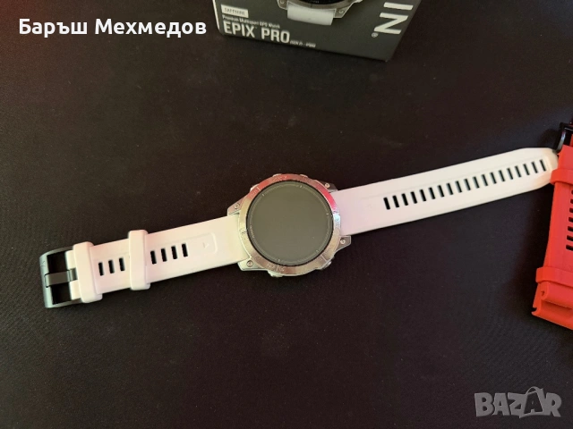 Garmin Epix Pro (gen 2) - 47mm Sapphire Titanium + 5 каишки, снимка 4 - Смарт часовници - 54583579
