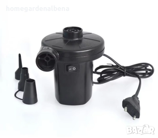 Електрическа помпа за надуване HT-196A – 220V / 12V (запалка), снимка 5 - Басейни и аксесоари - 54109687