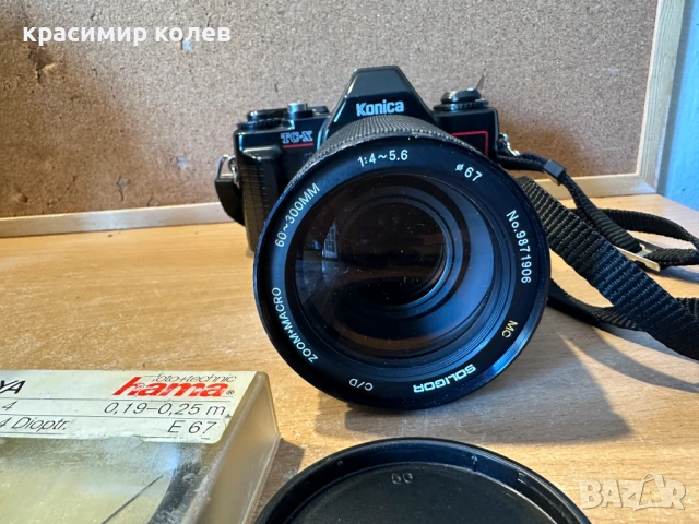 фотоапарат "Konica TC-X" + обективи и чанта, снимка 4 - Фотоапарати - 54321105