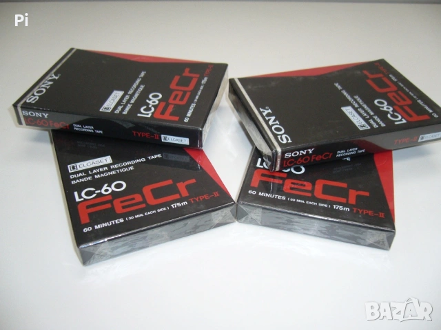 ELCASET LC 60 FeCr Sony - 4 броя, нови, снимка 2 - Други - 54116156