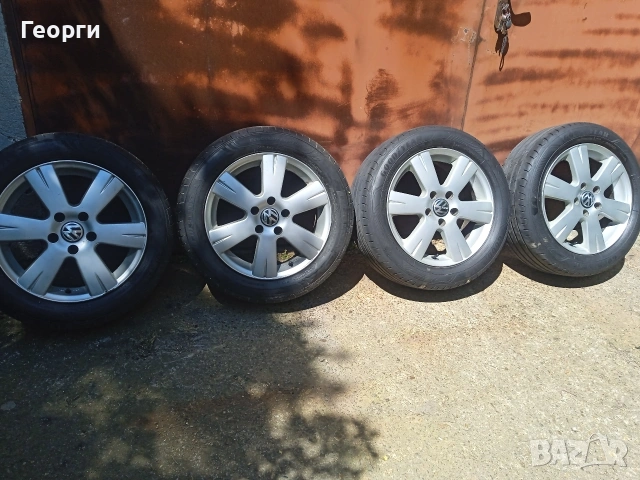 Джанти с летни Гуми 205/55/16/ 5х112 VW