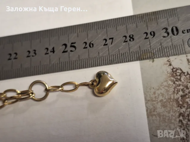 Дамско златно колие 8,28гр., снимка 4 - Колиета, медальони, синджири - 55526259