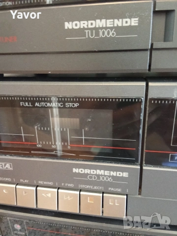 Hi-fi система NORDMENDE 1006 - три отделни компонента , дек, тунер и усилвател, снимка 4 - Аудиосистеми - 54728087