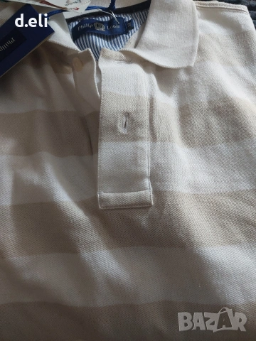 Fraternity и Philip Louis England Size L-XL 100% Памук Две нови тениски с яка, снимка 7 - Тениски - 41477260