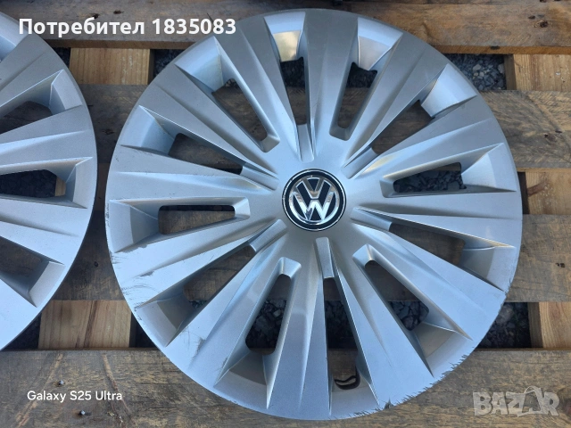 Оригинални тасове VW 15 цола, снимка 4 - Аксесоари и консумативи - 54666859