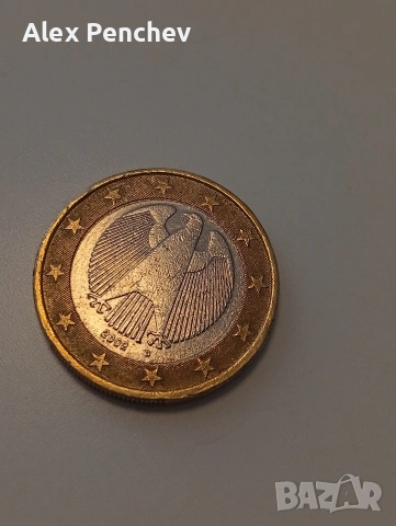 1 evro 2002 Germany., снимка 2 - Нумизматика и бонистика - 54909392