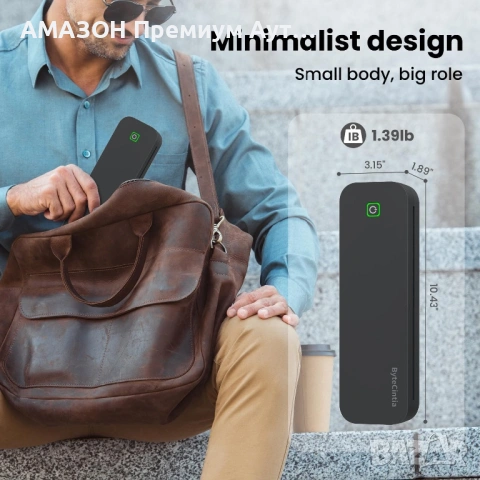 ByteCintia D80 Преносим Bluetooth термопринтер/поддържа А4/4/3/2”/Android/iOS/лаптоп/без мастило, снимка 2 - Друга електроника - 54686884