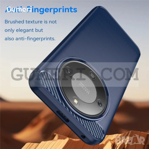 Гръб "Карбон Шарк" за Huawei Honor Magic8 Lite, снимка 6 - Калъфи, кейсове - 36540678