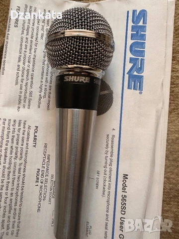 SHURE 565 SD, снимка 5 - Микрофони - 54550292
