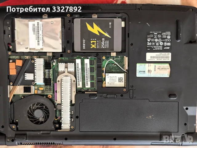 Acer Aspire 9830 ПОВРЕДЕН, снимка 10 - Части за лаптопи - 55612695