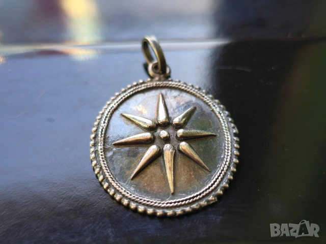 Сребърна висулка , снимка 2 - Колиета, медальони, синджири - 54320559