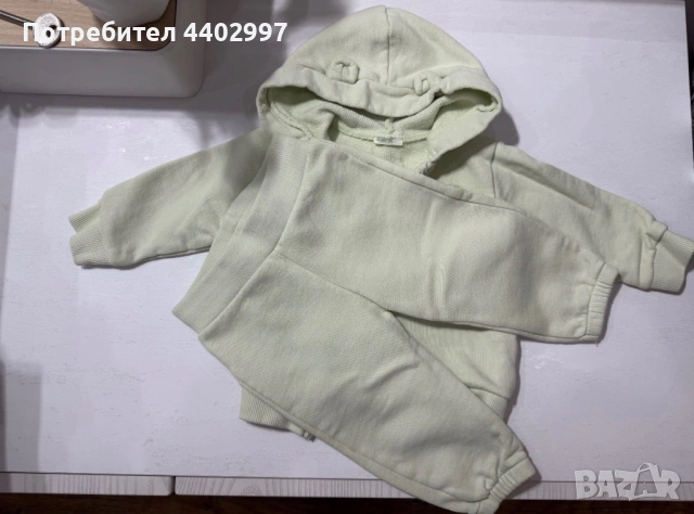 Бебешки комплект Benetton 74см, снимка 2 - Комплекти за бебе - 54274107