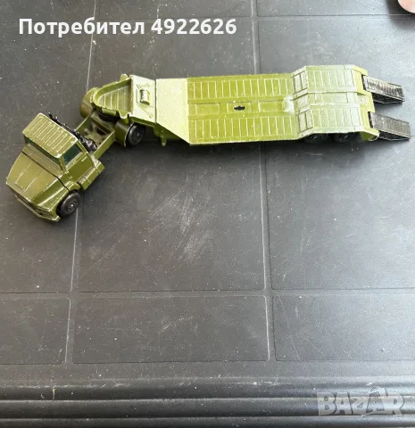 Лот от 3 бр. Ретро Военни Камиона – Matchbox, Mira & Scalextric, снимка 3 - Коли, камиони, мотори, писти - 55703601