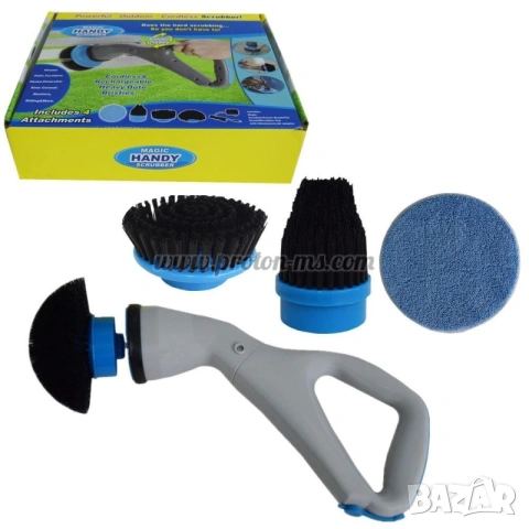 Четка за почистване с три глави Muscle Scrubber, снимка 7 - Перални - 55237026