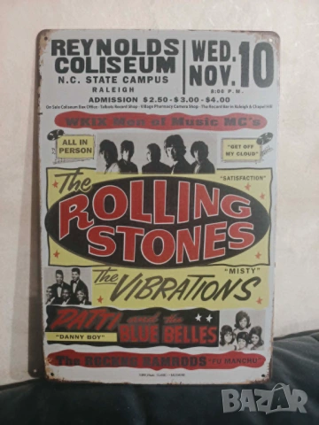 The Rolling Stones Tin Sign-метална табела(плакет)