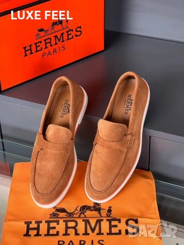 Hermes 🔹 Естествена Кожа , снимка 4 - Ежедневни обувки - 54194353