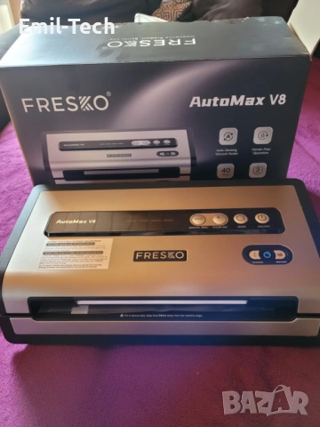 Вакуум машина FRESKO AutoMax V8 + подарък 2 ролки, снимка 8 - Други - 54916135