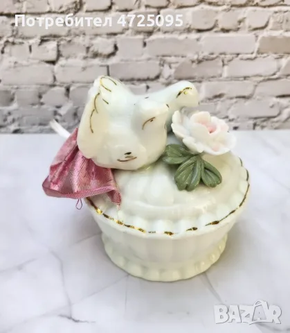 Порцеланова кутия за бижута , снимка 2 - Други - 55419564