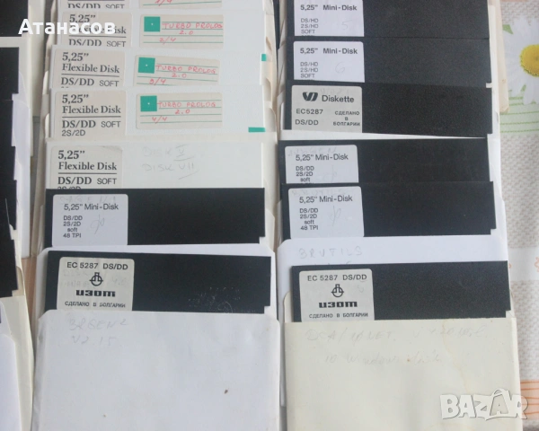 Дискети за стари компютри - 5,25" Floppy Disks, снимка 6 - Външни хард дискове - 54752561